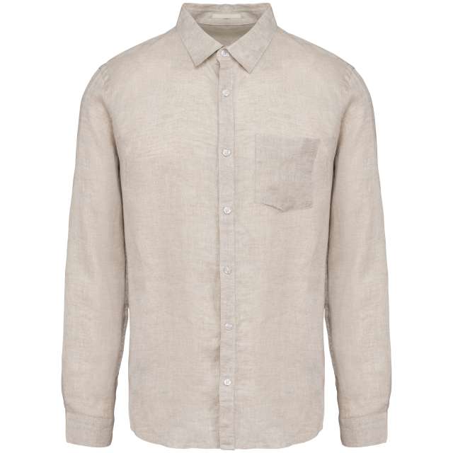 Spasso Men's Linen Shirt bedrucken
