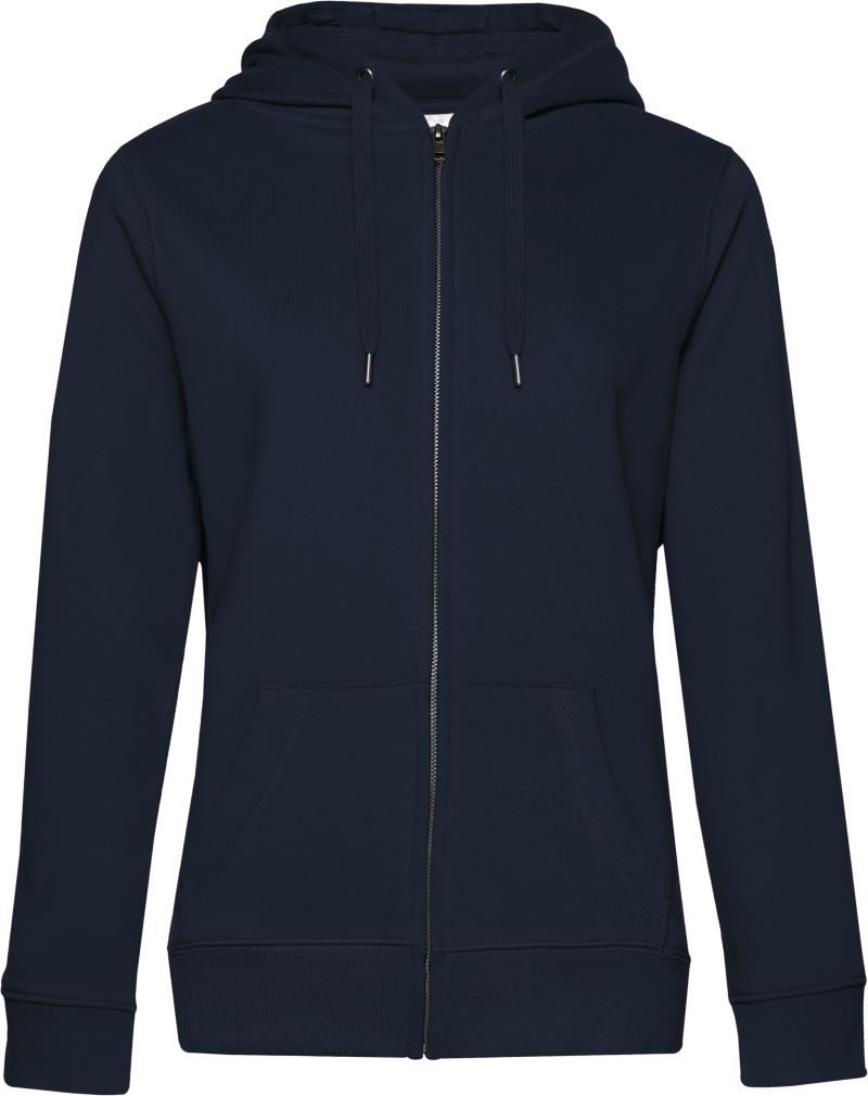 B&C Damen Kapuzen Sweatjacke QUEEN Zipped Hood_° bedrucken