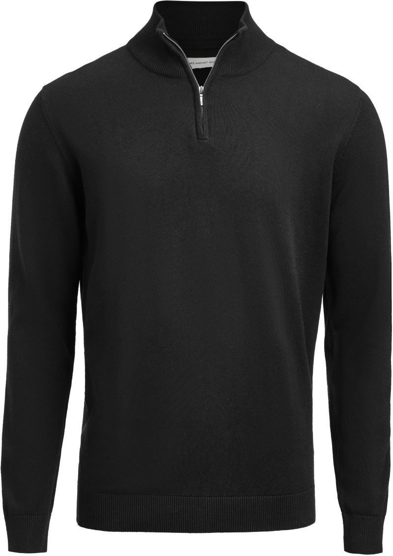 James Harvest Unisex Pullover mit 1/4 Zip Ashland Halfzip bedrucken
