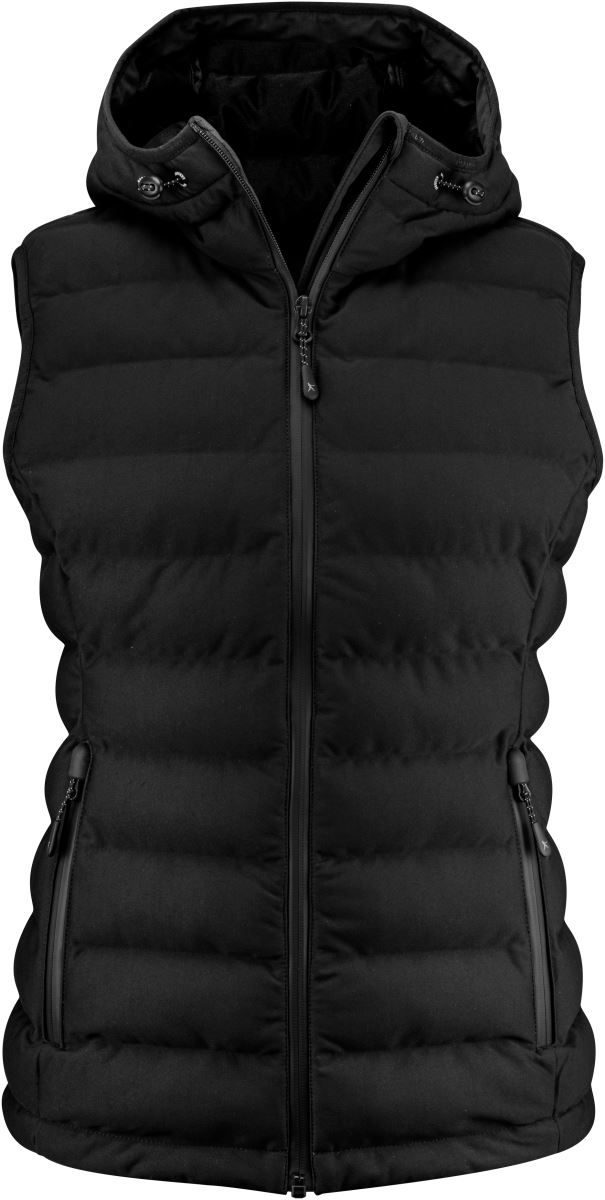 James Harvest Damen Bodywarmer "Woodlake Heights" Woodlake Vest Women bedrucken