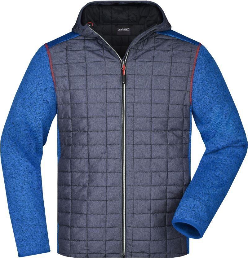 Daiber Herren Strick Hybrid Jacke JN 772 bedrucken