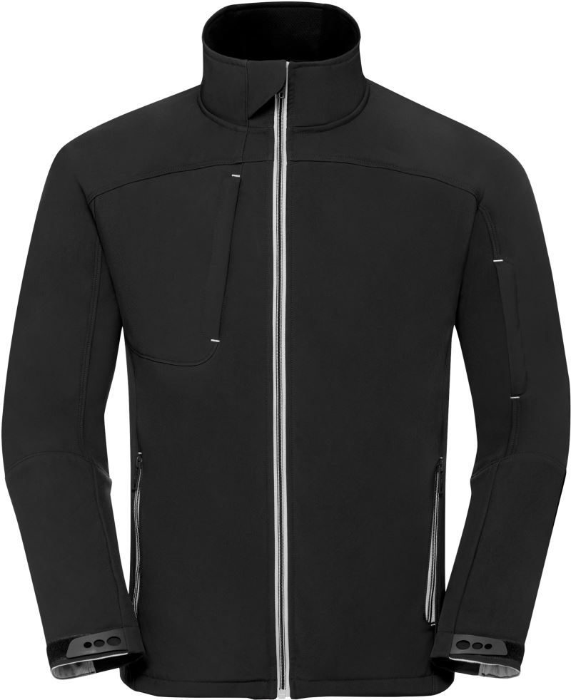 Russell Athletic Herren 3-Lagen Bionic Softshell Jacke 410M bedrucken