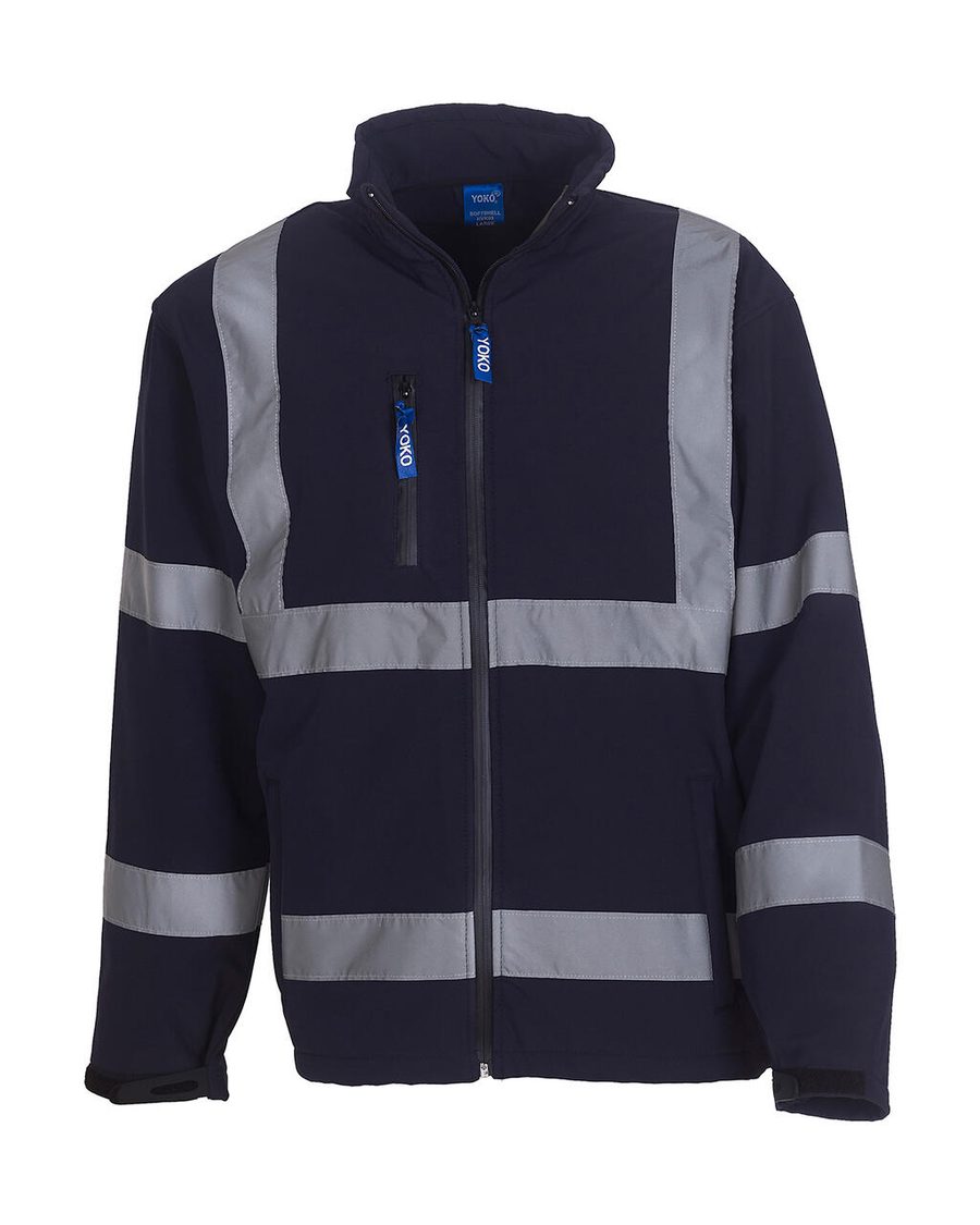 Yoko Hi-Vis Softshell Jacke HVK 09 bedrucken