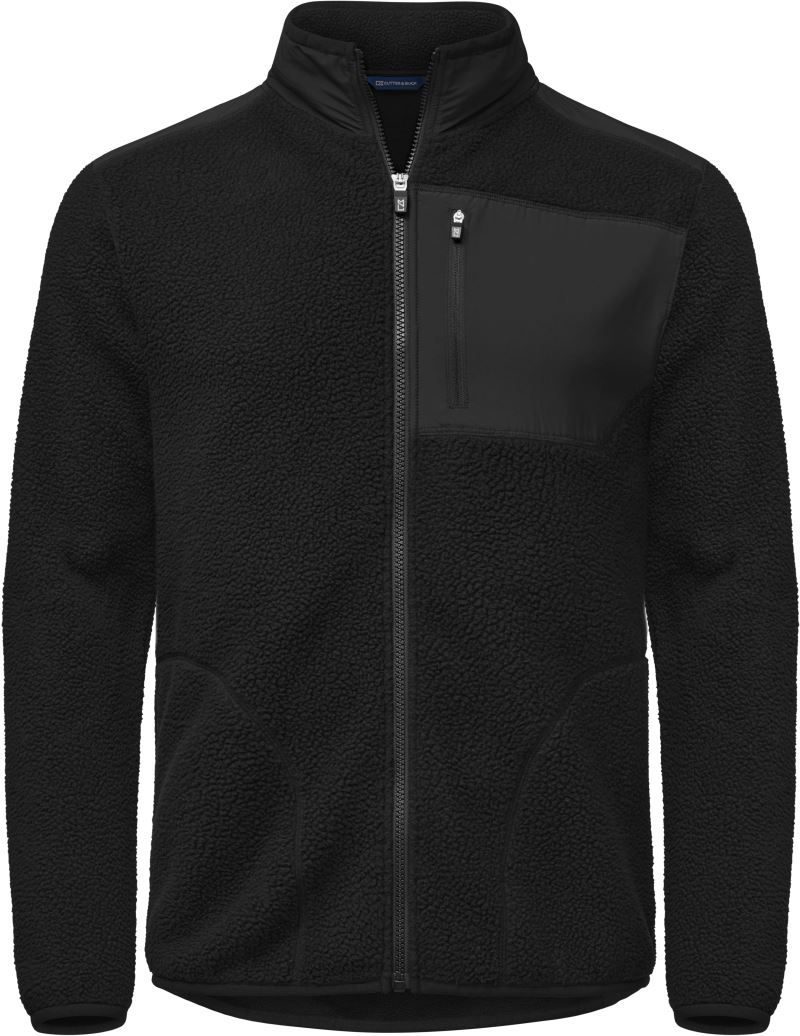 Cutter & Buck Herren Sherpa Fleece Jacke Cascade Sherpa Men bedrucken