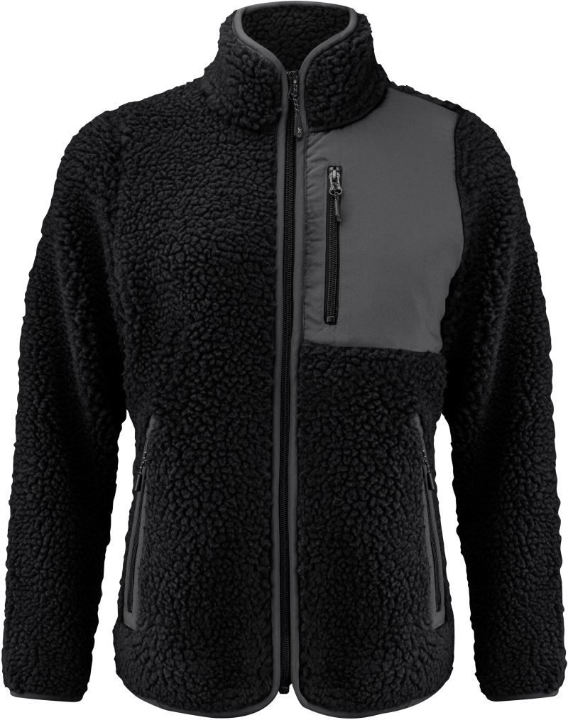 James Harvest Damen Sherpa Fleece Jacke "Two-Tone" Kingsley Fleece Women bedrucken