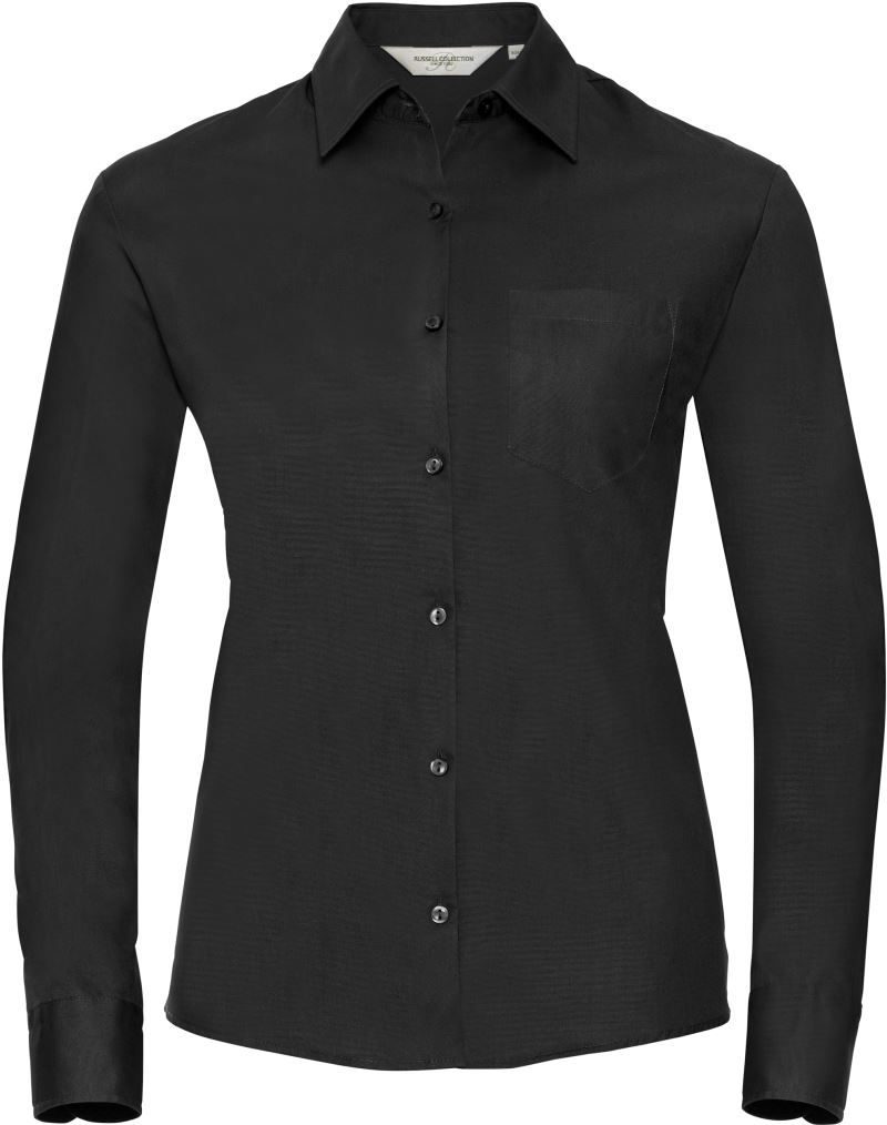 Russell Athletic Popeline Bluse langarm 936F bedrucken