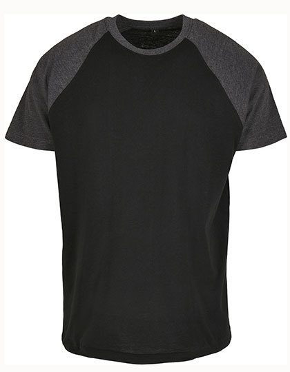 Build Your Brand Raglan Contrast Tee BY007 bedrucken