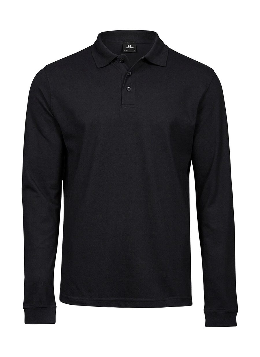 Tee Jays Men´s Luxury Stretch Long Sleeve Polo 1406 bedrucken
