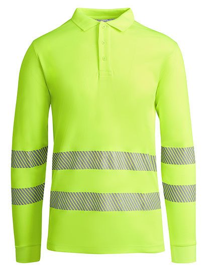 Roly Workwear Poloshirt Atrio Longsleeve HV9319 bedrucken