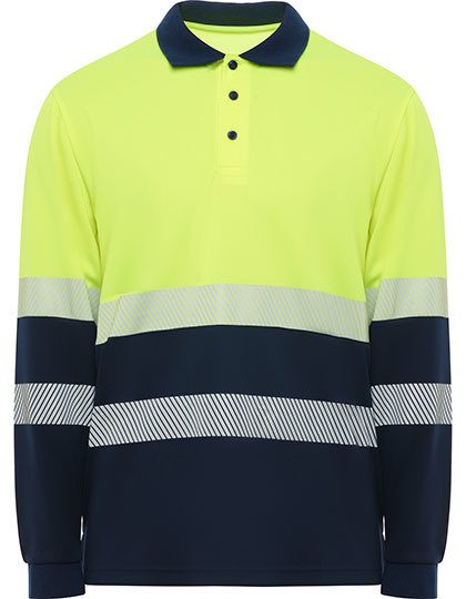Roly Workwear Polo Shirt Vega Long Sleeve HV9316 bedrucken