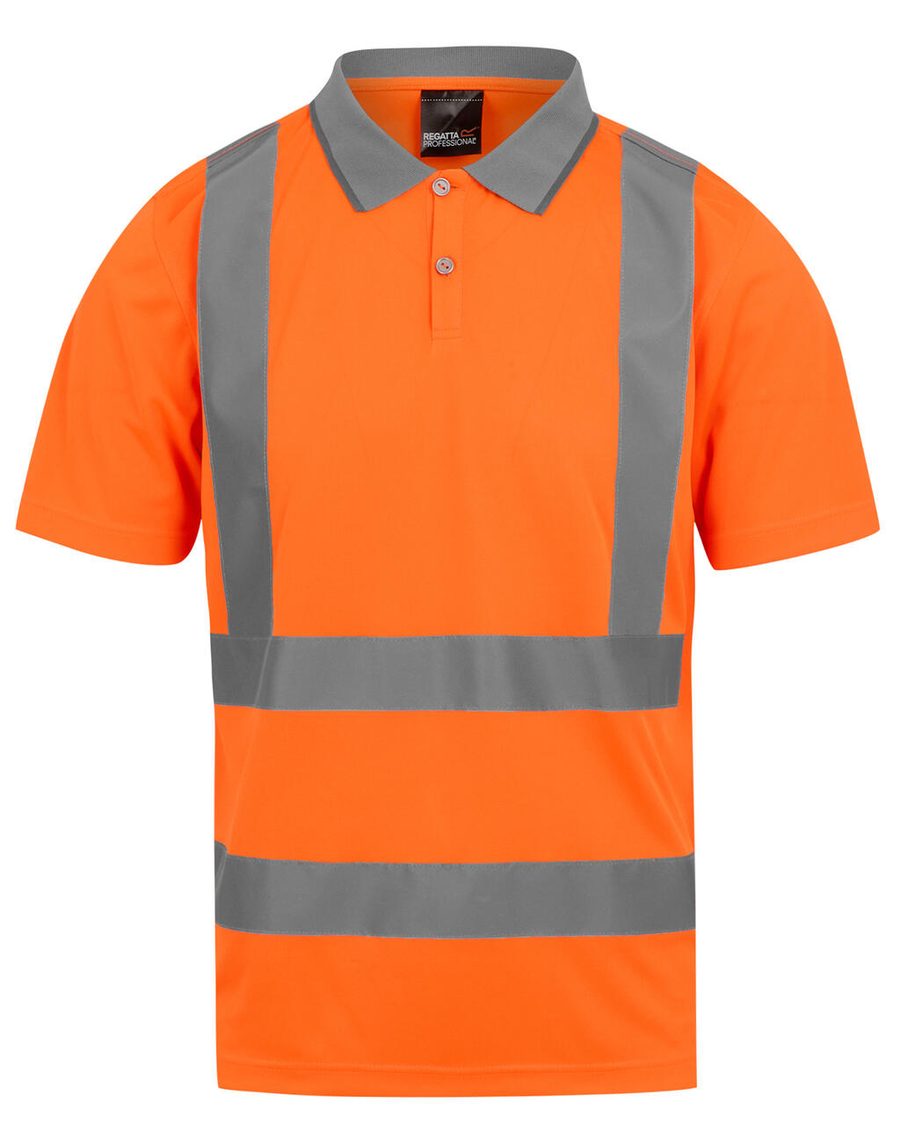 Regatta High Visibility Pro Contract Hi-Vis Polo TRS271 bedrucken