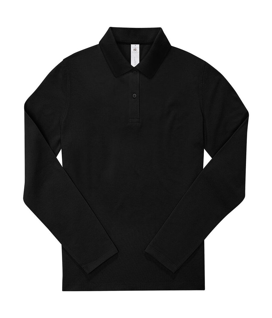 B&C BE INSPIRED My Polo 210 Long Sleeve /Women PW464 bedrucken
