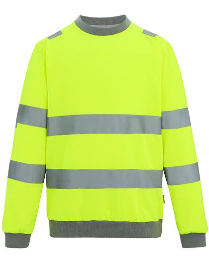 Regatta High Visibility Hi-Vis Pro Contract Crew Neck Sweatshirt TRF813 bedrucken