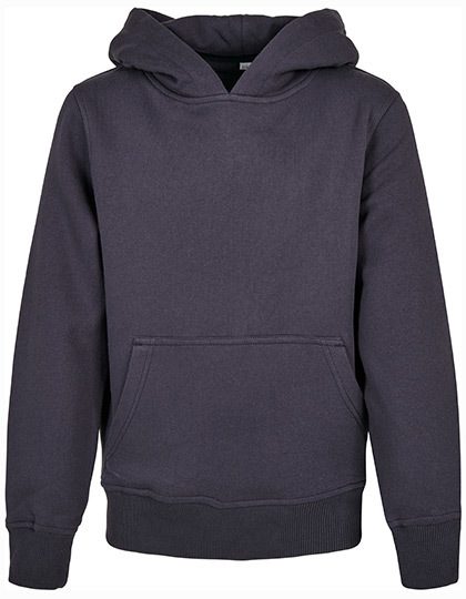 Build Your Brand Kids´ Organic Basic Hoody BY185 bedrucken