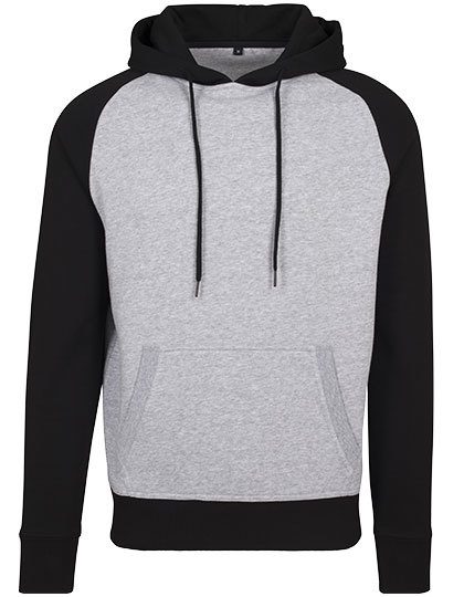 Build Your Brand Raglan Hoody BY077 bedrucken