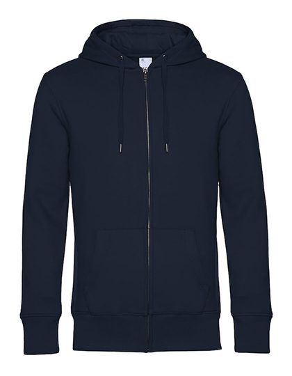 B&C BE INSPIRED KING Zipped Hood Jacket_° WU03K bedrucken