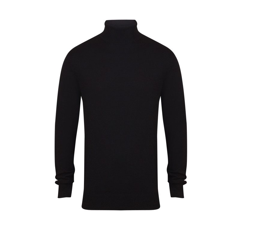 Henbury Men´s Roll Neck Jumper H727 bedrucken