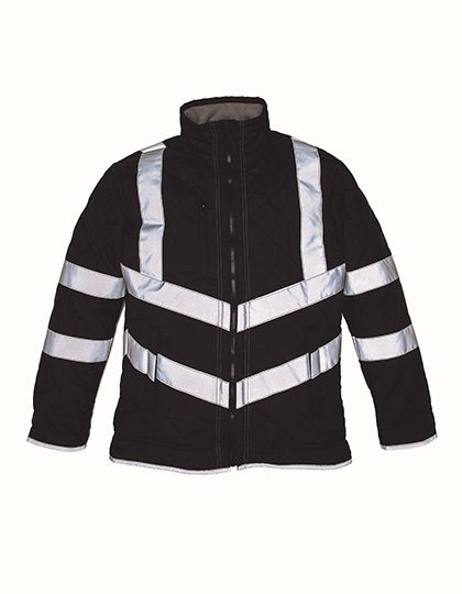 YOKO Hi-Vis Kensington Jacket With Fleece Lining HVW706 bedrucken
