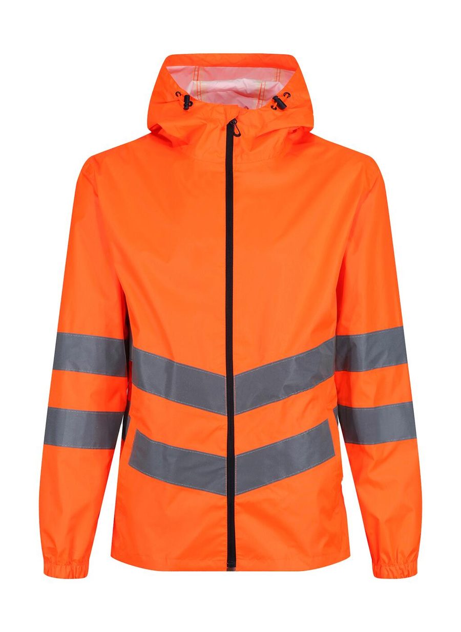 Regatta High Visibility Pro Hi-Vis Packaway Jacket TRW497 bedrucken