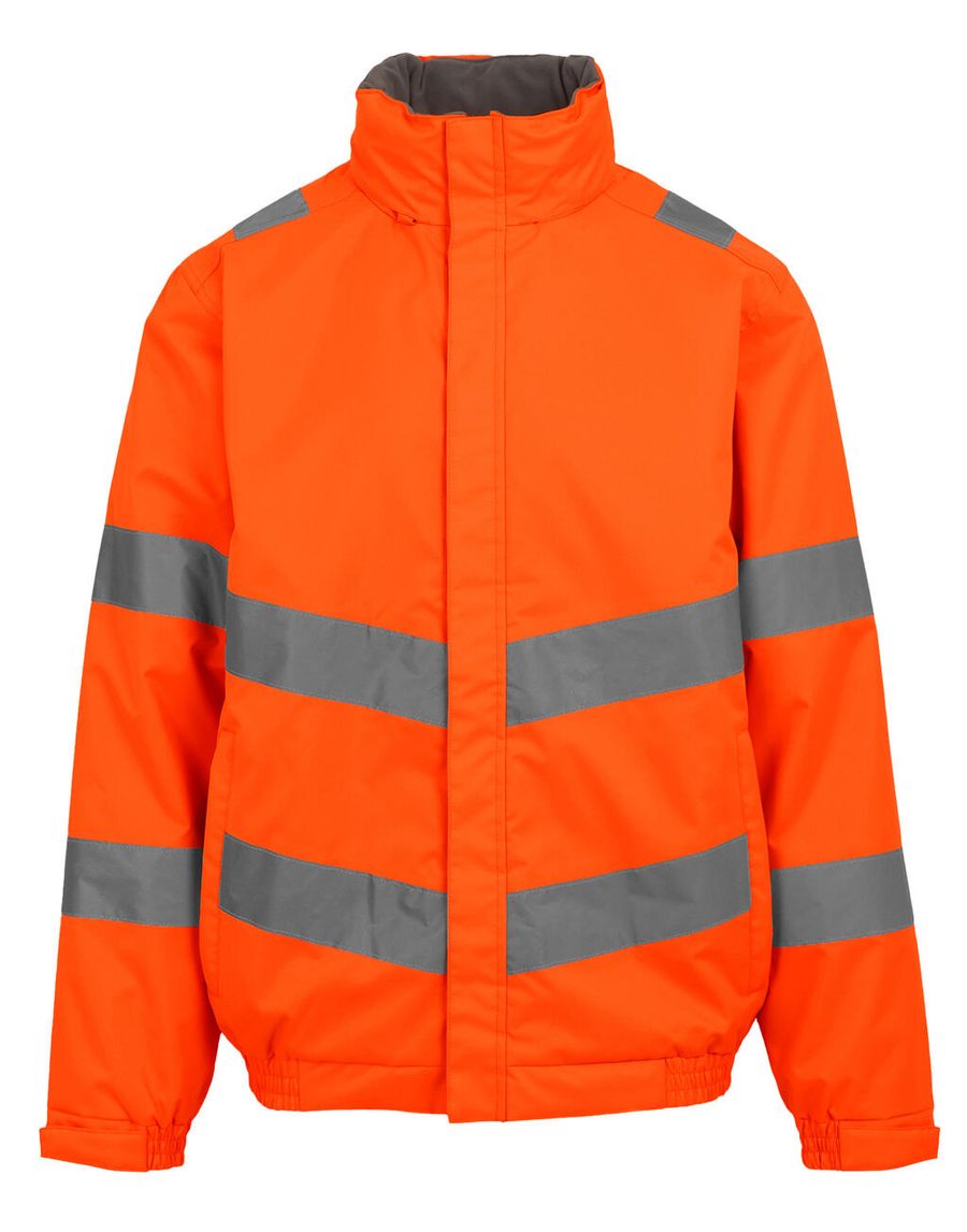 Regatta High Visibility Pro Contract Hi-Vis Dover Jacket TRW457 bedrucken