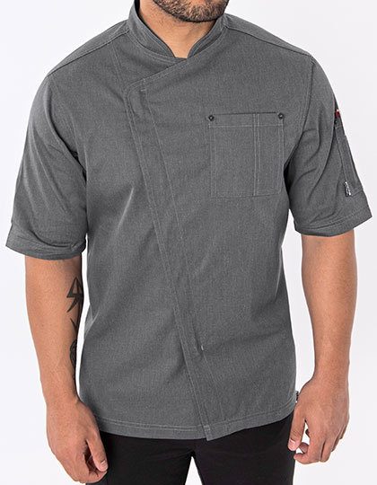 Le Chef Unisex Asymmetric Jacket DF129 bedrucken