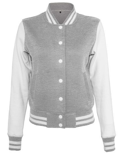 Build Your Brand Ladies´ Sweat College Jacket BY027
