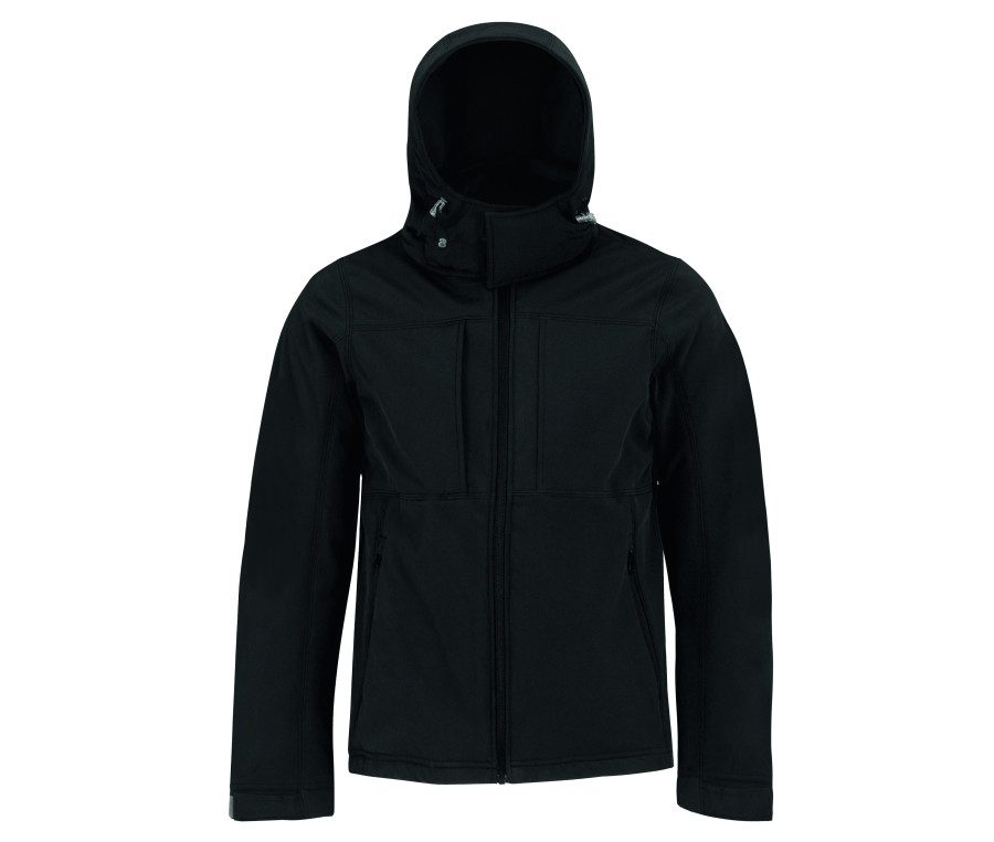 B&C COLLECTION Men´s Hooded Softshell JM950 bedrucken