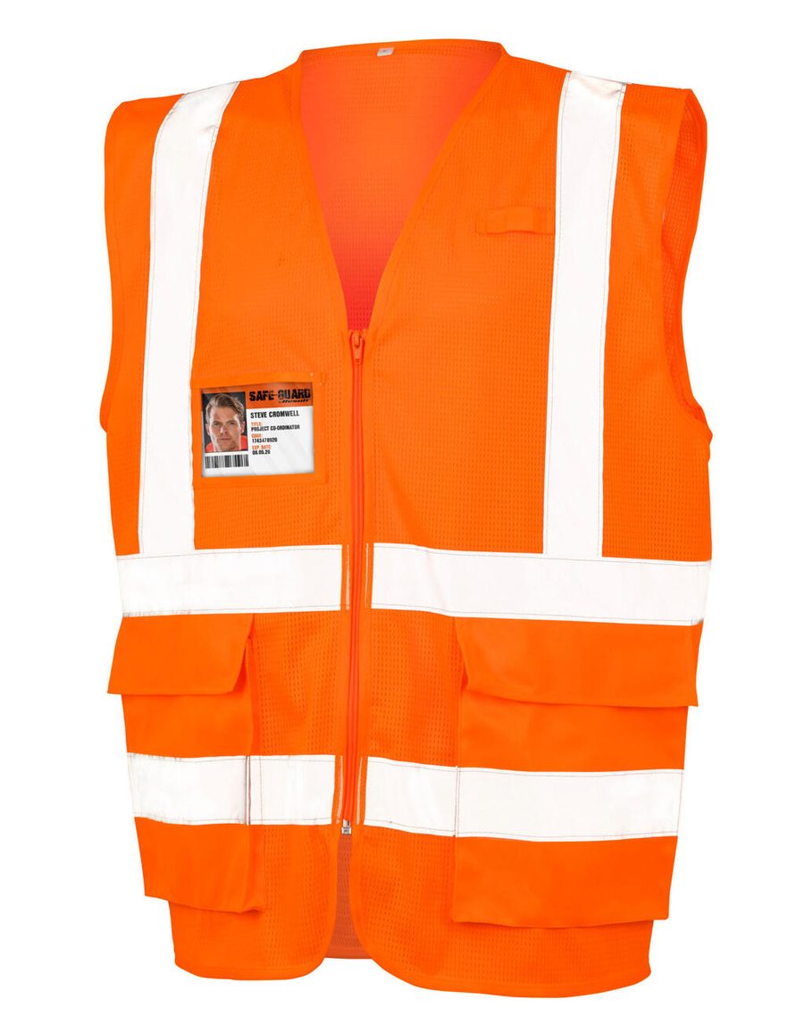 Result SafeGuard Executive Cool Mesh Safety Vest R479X bedrucken