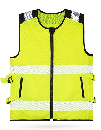 Korntex Hi-Vis Mesh Motorcycle Safety Vest “Naxos” KXMMOTO bedrucken