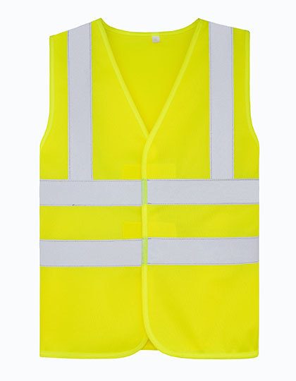 Korntex Childrens Safety Vest Esbjerg - 4 Reflective Stripes KWVR bedrucken