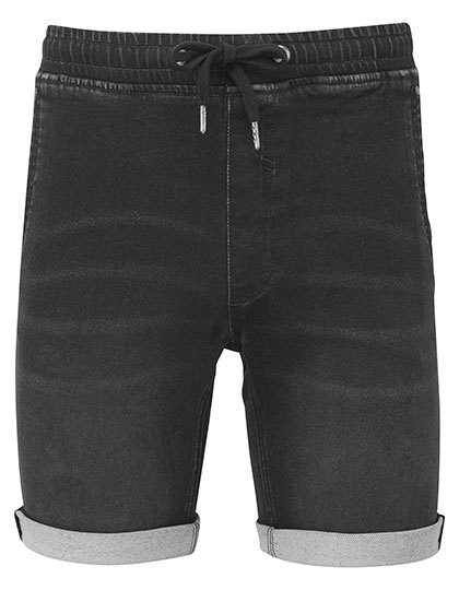 WOMBAT® Men´s Denim Drawstring Shorts WB907 bedrucken
