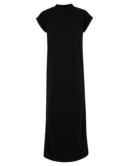 Build Your Brand Ladies Sorona® Long Extended Shoulder Dress BY415 bedrucken