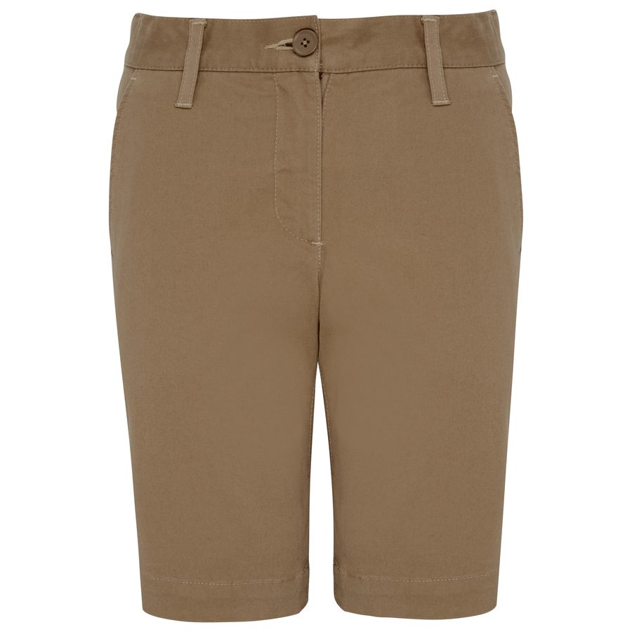 Kariban Chino-Bermudashorts für Mädchen K7008 bedrucken