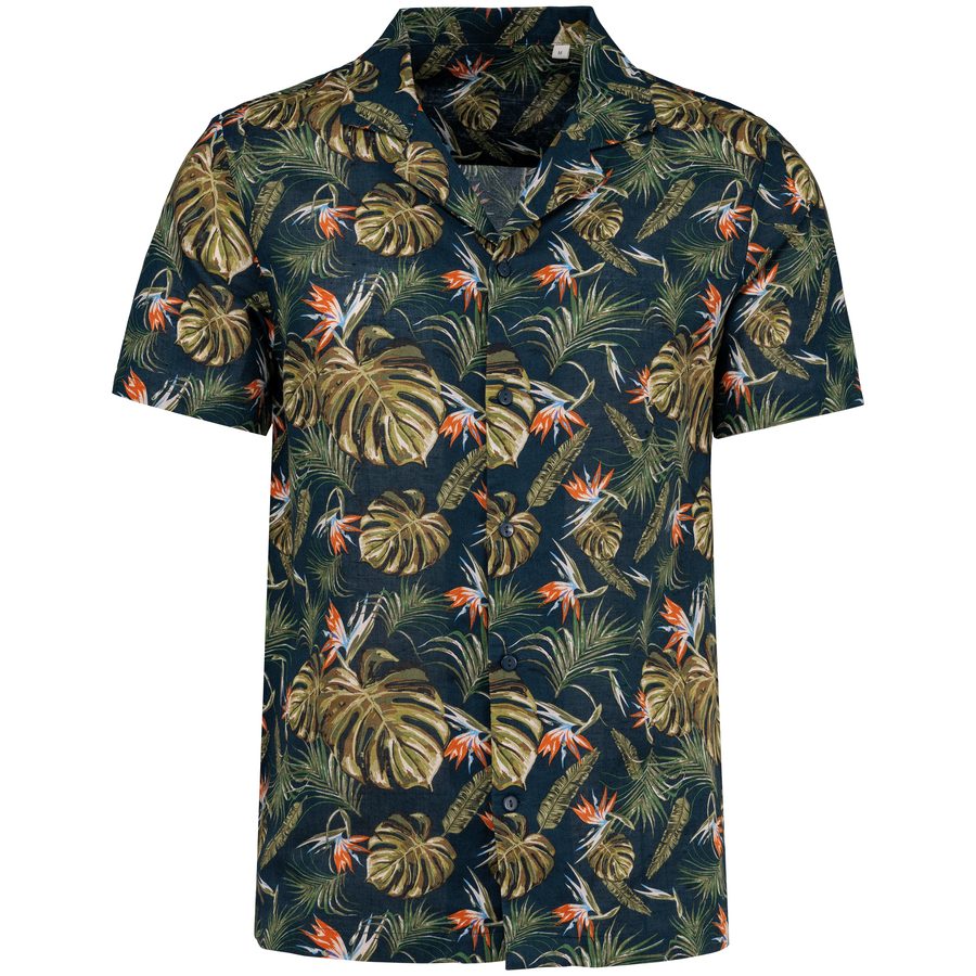Native Spirit Herrenhemd mit Hawaii Motiven NS529