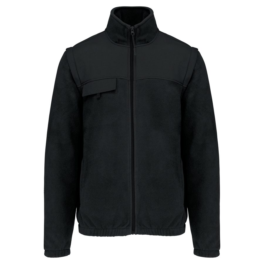 WK Fleecejacke mit abnehmbaren Ärmeln Herren WK9105 bedrucken