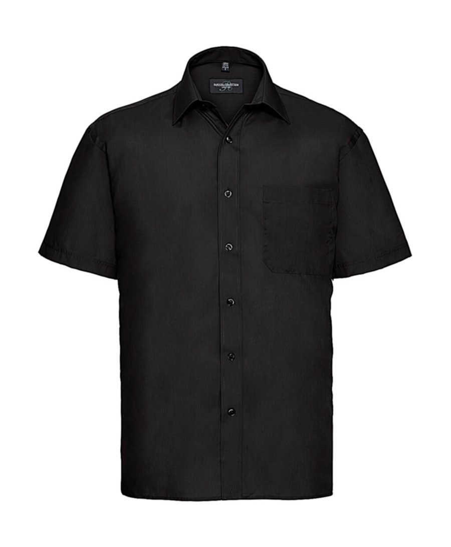 Russell Athletic Collection Men's Short Sleeve Classic Polycotton Poplin Shirt 0R935M0 bedrucken